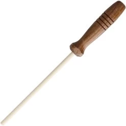 Ceramic Knife Sharpening Stick With Handle - 7.5"