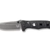 Benchmade Mini ADAMAS Grey CPM-CruWear® Steel Black Handle Folder Knife - 273GY-1
