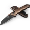 Benchmade Full Immunity Black CPM-M4 Steel Flat Dark Earth Aluminium Handle Folder Knife - 290BK-1 -Knifes Series Shop B290BK 1