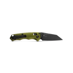 Benchmade Full Immunity Black CPM-M4 Steel Woodland Green Aluminium Handle Folder Knife - 290BK-2 -Knifes Series Shop B290BK 2 4