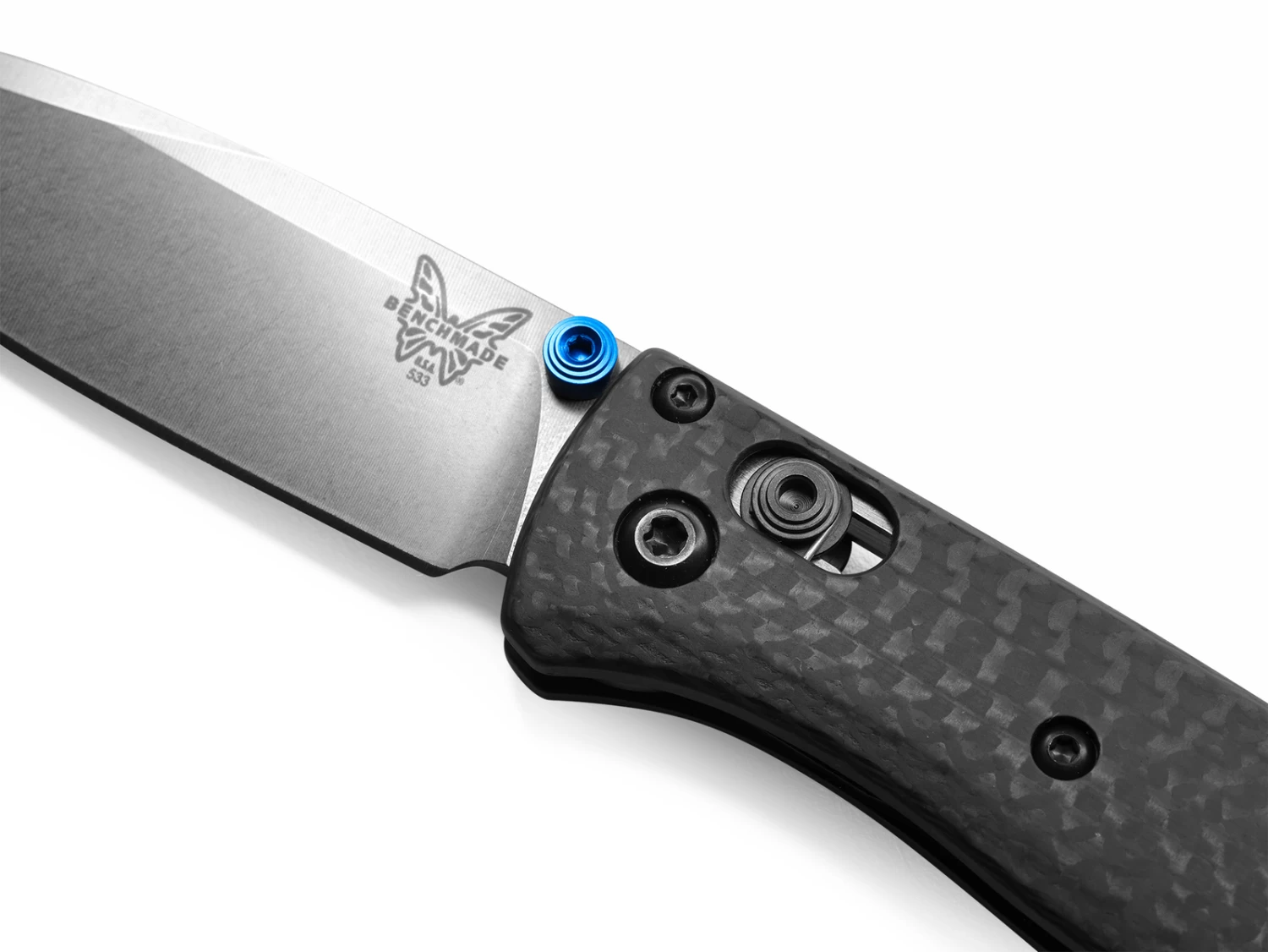 Benchmade Mini Bugout CPMS90V Steel Carbon Fibre Handle Folder Knife - 533-3 4 Benchmade Mini Bugout CPMS90V Steel Carbon Fibre Handle Folder Knife - 533-3 - Image 2