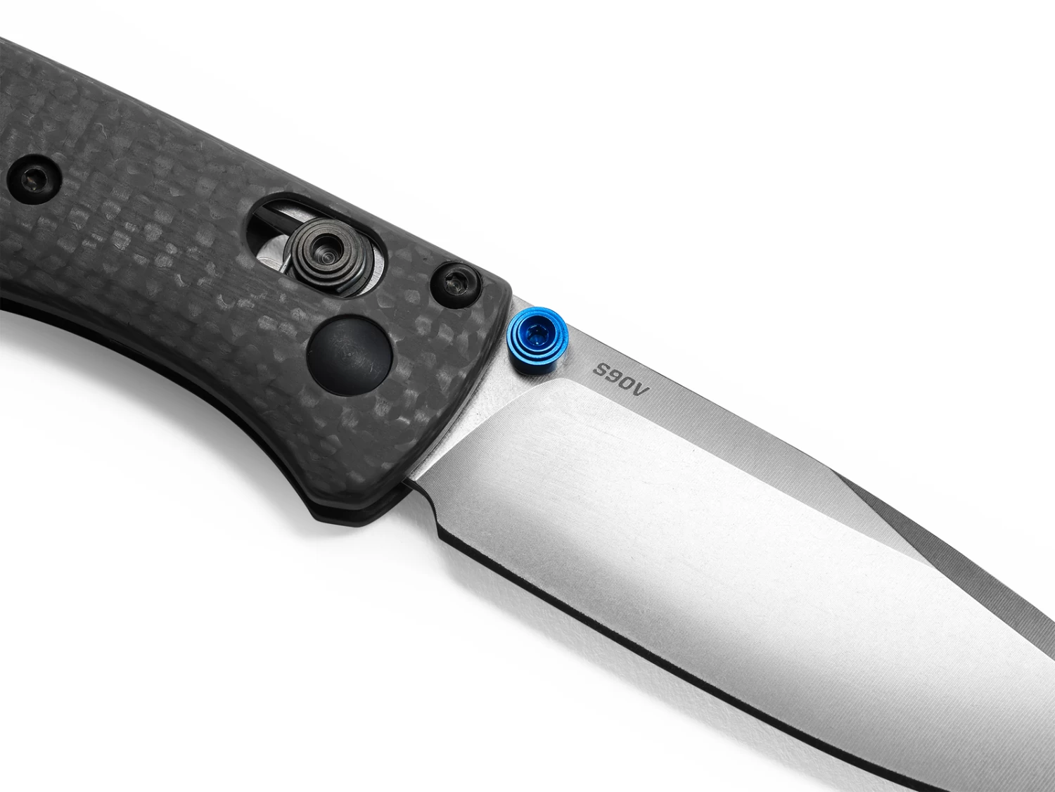 Benchmade Mini Bugout CPMS90V Steel Carbon Fibre Handle Folder Knife - 533-3 5 Benchmade Mini Bugout CPMS90V Steel Carbon Fibre Handle Folder Knife - 533-3 - Image 3