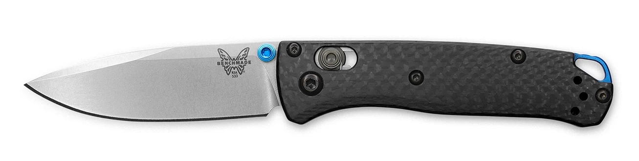 Benchmade Mini Bugout CPMS90V Steel Carbon Fibre Handle Folder Knife - 533-3 3 Benchmade Mini Bugout CPMS90V Steel Carbon Fibre Handle Folder Knife - 533-3