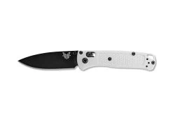 Benchmade Mini Bugout Black CPM30V Steel White Handle Folder Knife - 533BK-1
