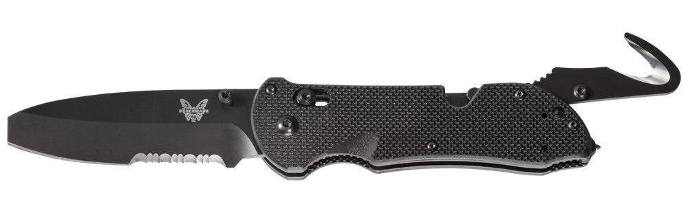 Benchmade Triage N680 Steel Rescue Folder Knife With Stap Cutter / Glass Breaker - 916SBK 3 Benchmade Triage N680 Steel Rescue Folder Knife With Stap Cutter / Glass Breaker - 916SBK