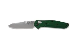 Benchmade Mini Osborne CPMS30V Steel Reverse Tanto Green Folder Knife - 945