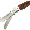 Browning Hunt 'N Gut Hardwood Folder Knife And Saw - Model 0053 -Knifes Series Shop BR0053