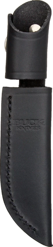 Buck Leather Sheath For 102 Woodsman Fixed Blade Knife - Black