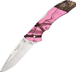 Buck Bantam BHW, Folding Knife 286CMS10, Mossy Oak® Blaze Pink Camo Handle