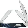 Buck Stockman Black/Blue G10 Folding Knife 371BKSWM-B