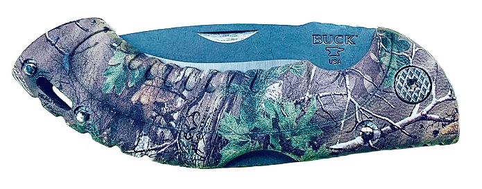 Buck Omni Hunter, Camo Folding Knife 395CMS20, Nylon Sheath 3 Buck Omni Hunter, Camo Folding Knife 395CMS20, Nylon Sheath