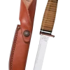 Case Stacked Leather 5" Untility Hunter Fixed Blade Knife With Sheath #381 1 Case Stacked Leather 5" Untility Hunter Fixed Blade Knife With Sheath #381 -Knifes Series Shop CA00381