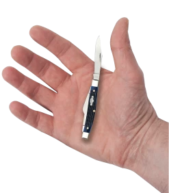 Case Rogers Corn Cob Jig Blue Bone (SS) Medium Stockman Folder Knife #02806 8 Case Rogers Corn Cob Jig Blue Bone (SS) Medium Stockman Folder Knife #02806 -Knifes Series Shop CA02806 2