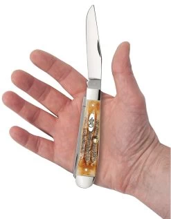 Case 6.5 BoneStag® Large Trapper (SS) Folder Knife #03573 11 Case 6.5 BoneStag® Large Trapper (SS) Folder Knife #03573 -Knifes Series Shop CA03573 4