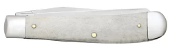 Case Psalm 23 Smooth Natural Bone (SS) Trapper Folder Knife #08795