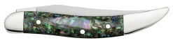 Case Abalone (SS) Small Texas Toothpick Folder Knife #12002