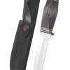 Case Buffalo Horn 5" Combination Skinner Hunter Fixed Blade Knife With Sheath #17912 -Knifes Series Shop CA17912