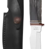 Case Buffalo Horn 4" Guthook Hunter Skinner Hunter Fixed Blade Knife With Sheath #17914 -Knifes Series Shop CA17914