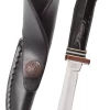 Case Buffalo Horn 3" Mini FINN Hunter Fixed Blade Knife With Sheath #17916 -Knifes Series Shop CA17916