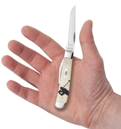 Case Embellished Smooth Natural Bone (SS) Golfer's Knife W/ Divot Tool #27610 -Knifes Series Shop CA27610 2