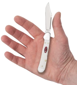 Case Sparxx Standard Jig White Synthetic (SS) Mini Copperlock Folder Knife #60185 -Knifes Series Shop CA60185 3