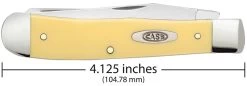 Case Yellow Synthetic (SS) Large Trapper Folder Knife #80161 11 Case Yellow Synthetic (SS) Large Trapper Folder Knife #80161 -Knifes Series Shop CA80161 4
