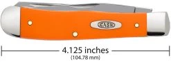 Case Orange Synthetic (SS) Large Trapper Folder Knife #80500
