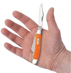 Case Orange Synthetic (SS) Medium Stockman Folder Knife #80509 -Knifes Series Shop CA80509 3