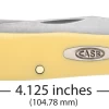 Case Yellow Synthetic (SS) Large Trapper Folder Knife W/ Pocket Clip #81091 2 Case Yellow Synthetic (SS) Large Trapper Folder Knife W/ Pocket Clip #81091 -Knifes Series Shop CA81091
