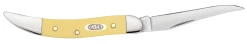 Case Yellow Synthetic (SS) Small Texas Toothpick Folder Knife #81095 -Knifes Series Shop CA81095 2