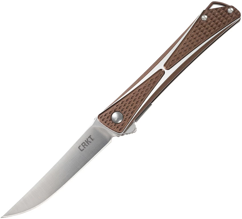 Columbia River (CRKT) Crossbones Bronze Gentleman's Folder Knife 7530B 4 Columbia River (CRKT) Crossbones Bronze Gentleman's Folder Knife 7530B - Image 2