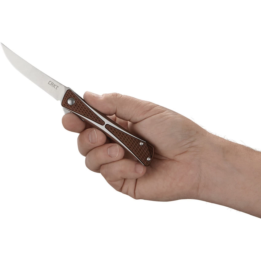 Columbia River (CRKT) Crossbones Bronze Gentleman's Folder Knife 7530B 5 Columbia River (CRKT) Crossbones Bronze Gentleman's Folder Knife 7530B - Image 3