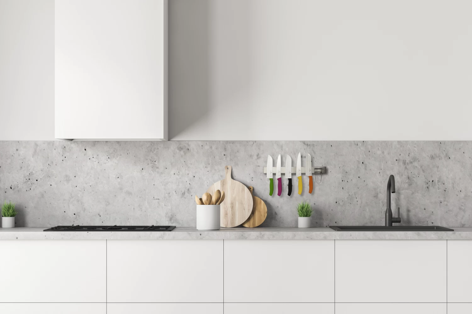 ChefTech 45cm Stainless Steel Magnetic Knife Rack 3 ChefTech 45cm Stainless Steel Magnetic Knife Rack