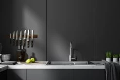 ChefTech 60cm Solid Oak Magnetic Knife Rack