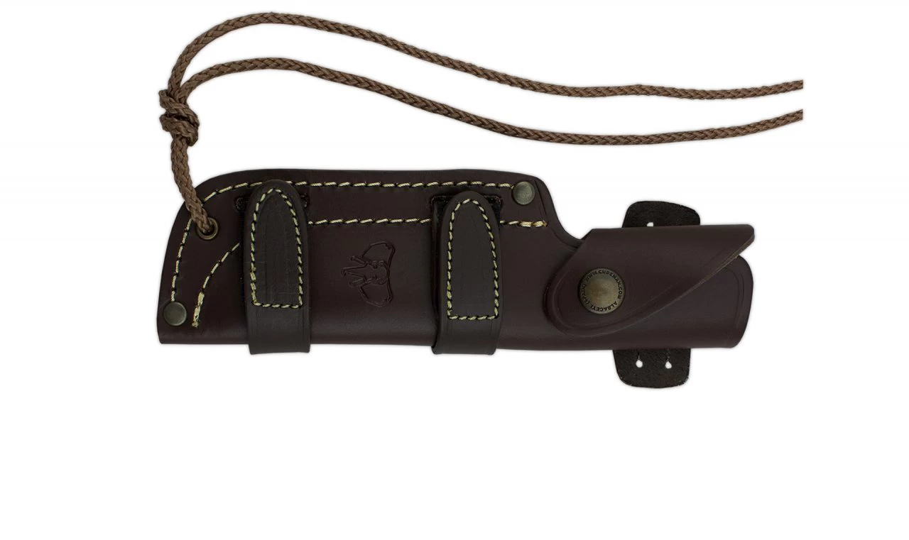 Cudeman MT-5 Walnut Bohler N-695 Steel Survival Fixed Blade Knife, Leather Sheath - 120-G 3 Cudeman MT-5 Walnut Bohler N-695 Steel Survival Fixed Blade Knife, Leather Sheath - 120-G