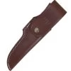 Cudeman Akeley Walnut Wood Bohler N690CO Steel Hunting Fixed Blade Knife, Leather Sheath - 254-G -Knifes Series Shop CUD254G