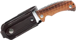 FOX PRO-HUNTER, Bohler N690Co Steel, Santos Wood Hunting Folder Knife - Model FX-130 DW -Knifes Series Shop FOX130DW 3