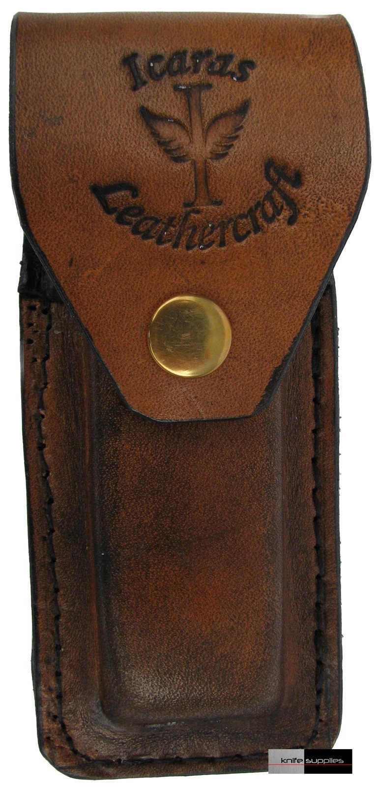 Icaras Leathercraft (Australian Made) Stockman Knife Sheath - Antique Tan 3 Icaras Leathercraft (Australian Made) Stockman Knife Sheath - Antique Tan