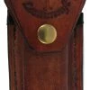 Icaras Leathercraft (Australian Made) Stockman Knife Sheath - Antique Golden Tan -Knifes Series Shop ICA05