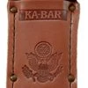 Kabar Leather Handle US ARMY Fixed Blade Knife 1220, Leather Sheath -Knifes Series Shop KA1220