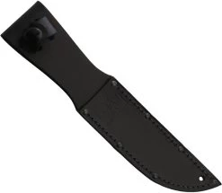 Kabar Short Black Leather Knife Sheath 1256S