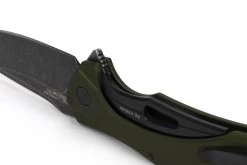 Kershaw Bareknuckle Olive Aluminium, Blackwash Sandvik 14C28N Folder Knife 7777OLBW -Knifes Series Shop KS7777OLBW 2