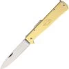 Otter Mercator Brass Handle Carbon Steel Pocket Knife