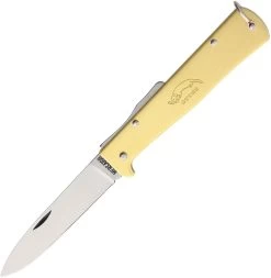 Otter Mercator Brass Handle Carbon Steel Pocket Knife