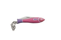 Mikov Rybička "Little Fish" Pink Pocket Folder Knife - 130-NZn-1/PINK