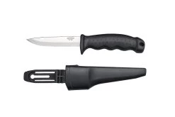 Mikov Brigand Fixed Blade Knife, PVC Sheath - 393-NH-10-Black
