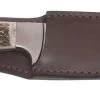 Mikov Les Forest Stag Horn Hunting Wide Fixed Blade Knife, Leather Sheath - 398-NP-13/B -Knifes Series Shop MIK398 NP 13B