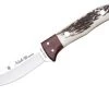 Nieto Coyote Stag Horn Hunting Fixed Blade Knife, Leather Sheath - 1069 2 Nieto Coyote Stag Horn Hunting Fixed Blade Knife, Leather Sheath - 1069 -Knifes Series Shop N1069