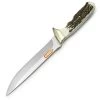 Puma Wildtöter Stag Handle Fixed Blade Hunting Knife, Leather Sheath - 113494 -Knifes Series Shop PU113494