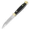 Puma Falknersheil II Black Micarta Handle Fixed Blade Hunting Knife, Leather Sheath - 123515 -Knifes Series Shop PU123515